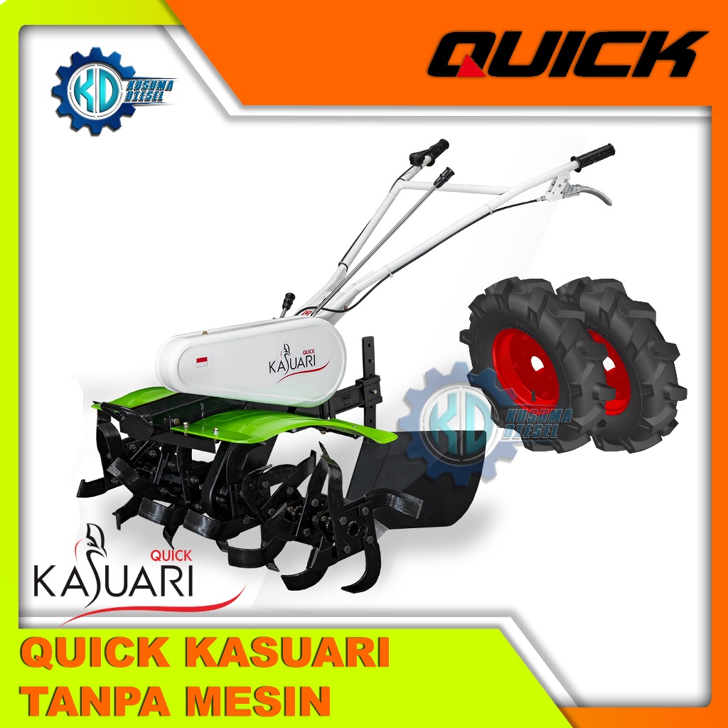 CULTIVATOR KASUARI TANPA MESIN - QUICK - ROTARY KECIL - TRAKTOR - MESIN CACAH - ALAT PENGOLAH LAHAN 