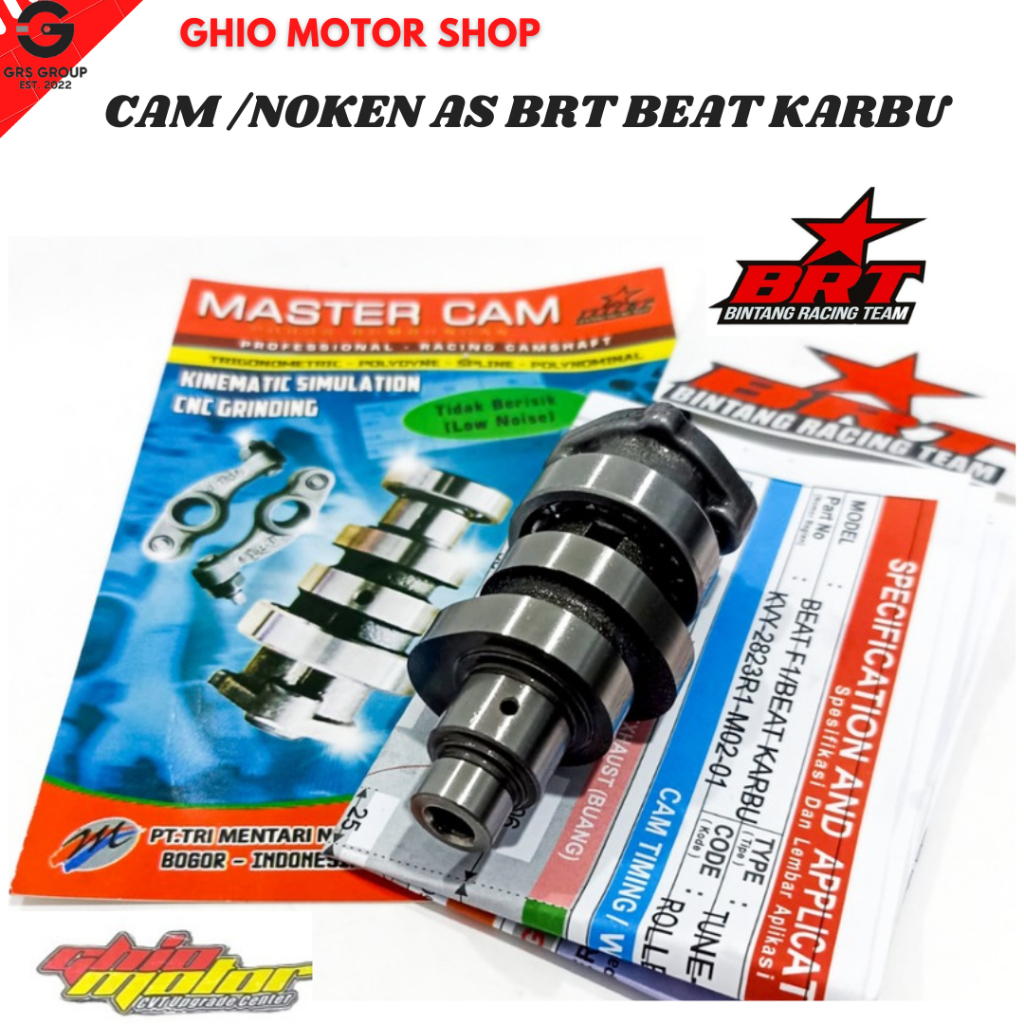 Noken As cam BRT Beat karbu Scoopy Karbu Spacy Karbu Seri S1 T1 R Super Master Cam Beat Ghio Motor