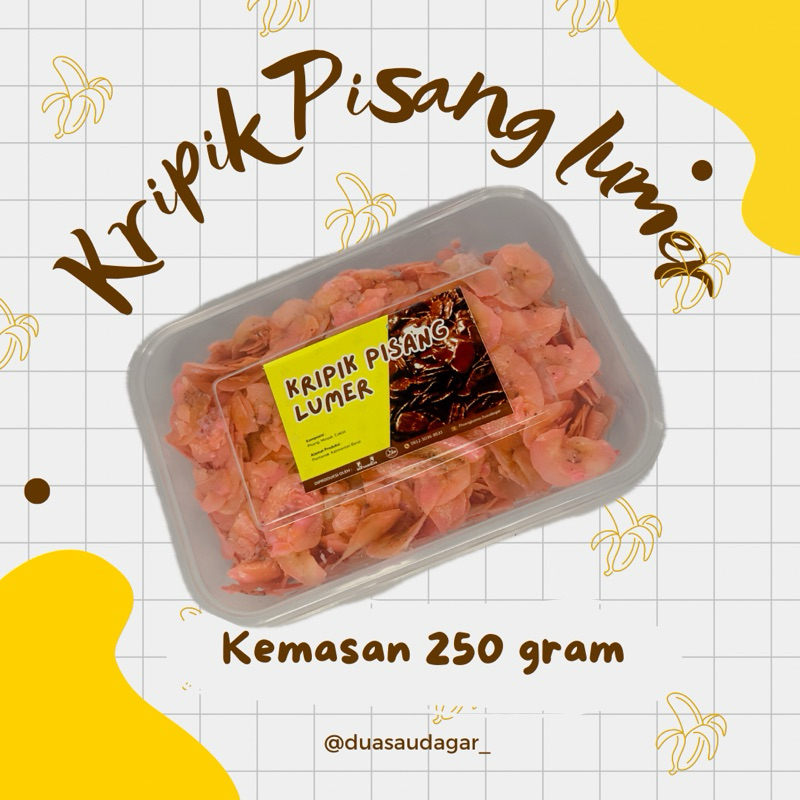 

Kripik Pisang Lumer 250 gram