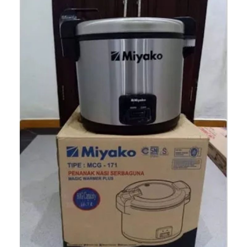MIYAKO MCG-171 Magic Com Rice Cooker Miyako MCG 171 MCG171 - Kapasitas 16,7 Liter Magic Com Jumbo
