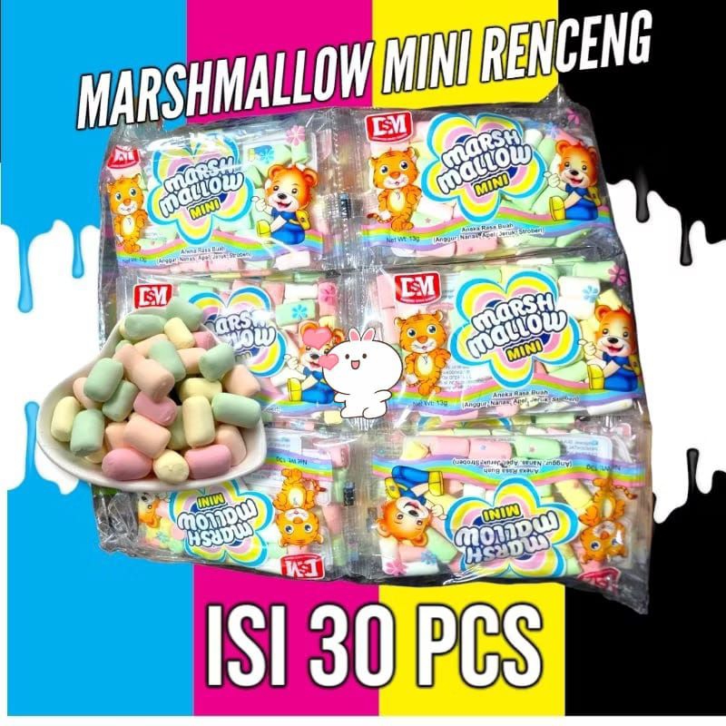 

DSM MARSHMALLOW RENCENG HATI/HEARTS ISI 30