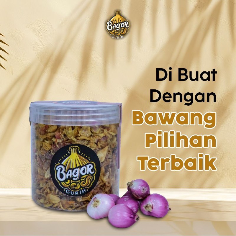 

2 Toples Bawang Goreng Gurih Tanpa pengawet 400 Gram