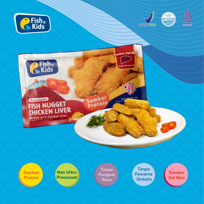 

Nugget Homemade Ikan Lele + Ati Ayam MPASI Anak Non MSG Fish and Kids