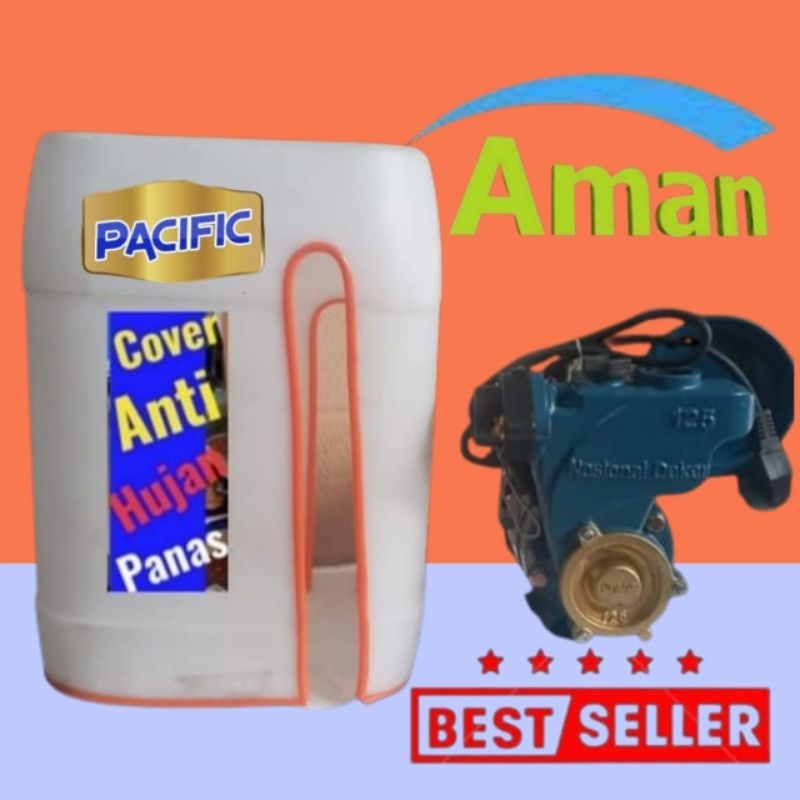 Cover putih Turbo mesin pompa air belimbing watt dorong national aqua db san ei mc ga125fak pb125ea 