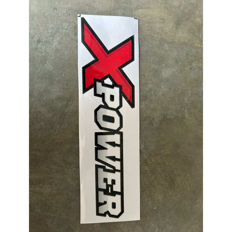 STIKER X POWER HINO DUTRO