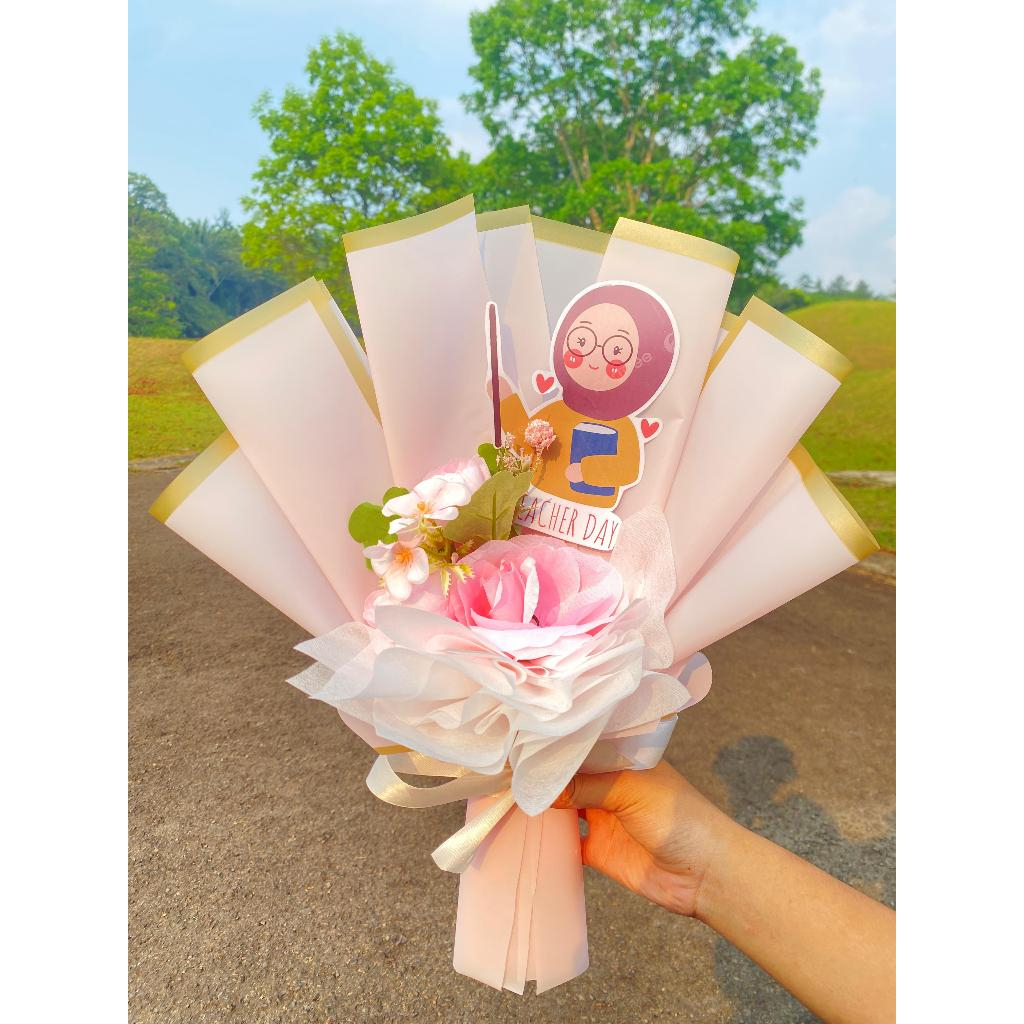 Bucket Hari  Guru Bouquet Bucket Topper Guru