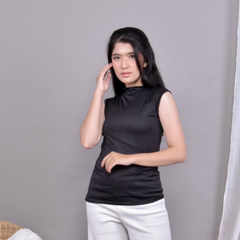 Pussat ❤️ Jelita Inner Manset Kutung Jersey Premium Manset Buntung Tanpa Lengan Singlet Manset Lekbo