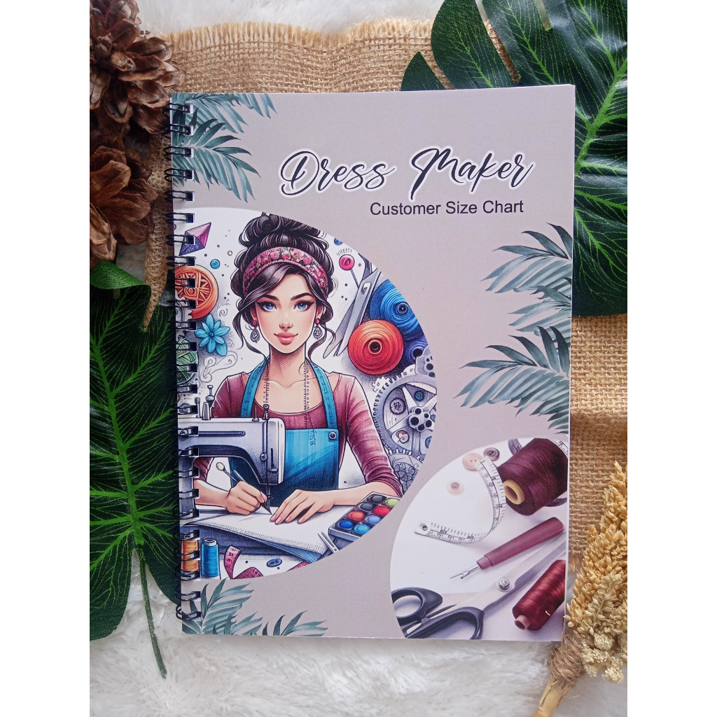 

BUKU DRES MAKER/CATATAN PENJAHIT JILID SPIRAL UK A5 ISI 100 HAL