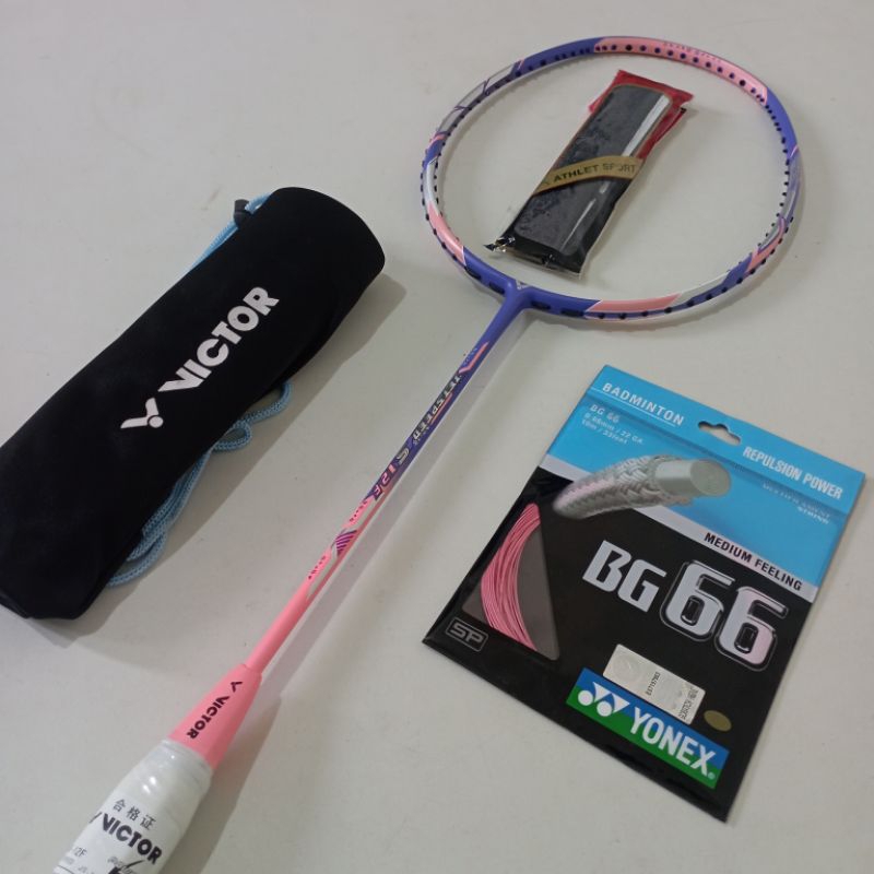 RAKET BADMINTON Victor JETSPEED S12 F (bonus tas dan grip)