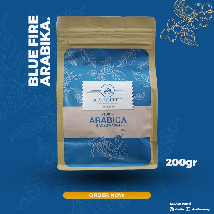 

Kopi Blue Fire Arabika 200gr - Bubuk Kopi