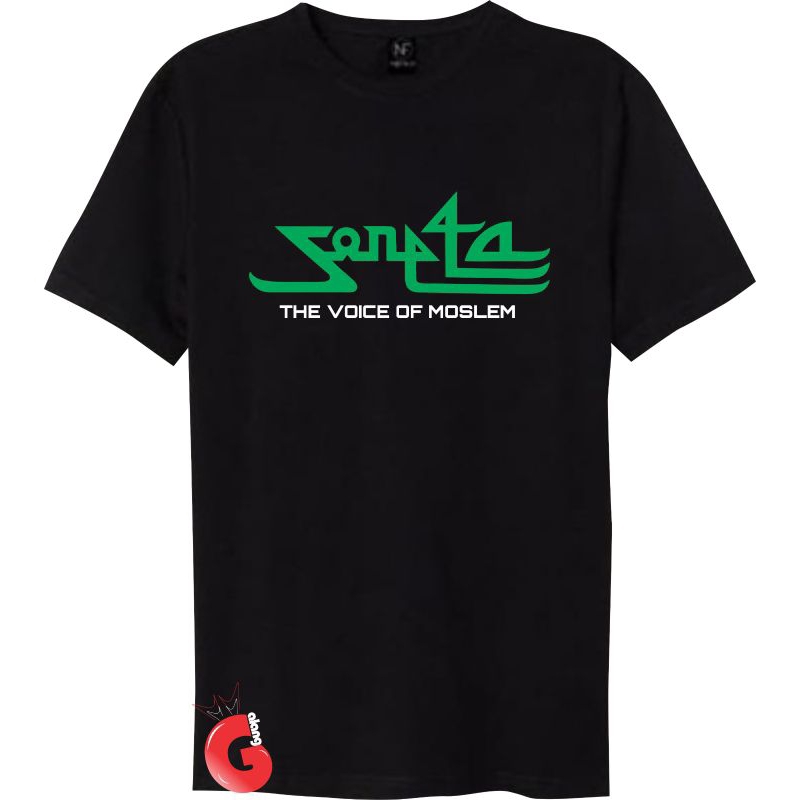 KAOS SONETA THE VOICE OF MOSLEM/T-SHIRT KAOS SONETA RHOMA IRAMA