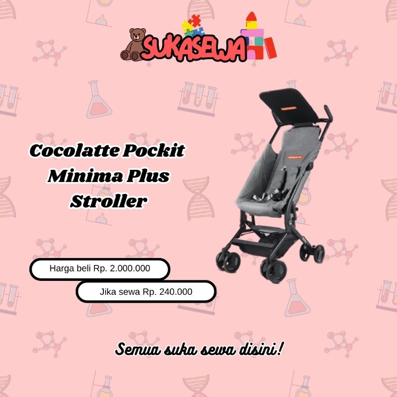 [SEWA] Cocolatte Pockit Minima+ / Minima Plus Stroller Cabin Size