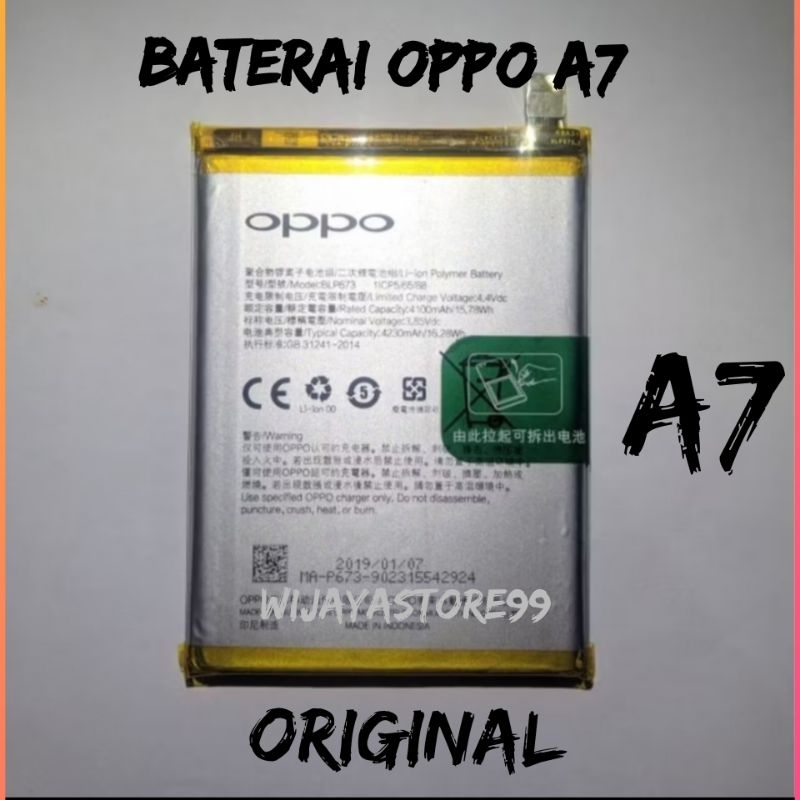 Baterai oppo A7 original ORIGINAL A7