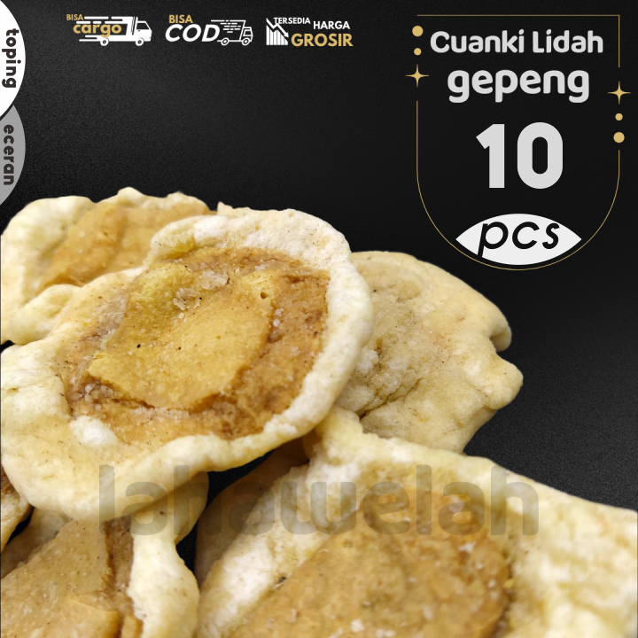 

Cuanki LIDAH GEPENG GEPREK 10pcs Premium by Lahawelah