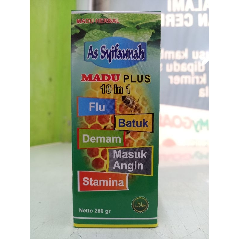 

Madu Batuk Asyifaunah plus 10 in 1 stamina flu demam 280gr