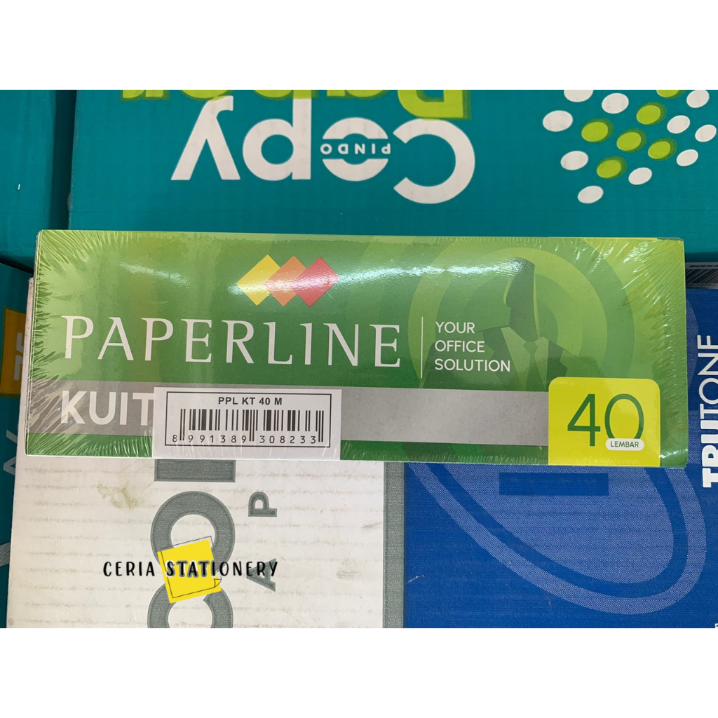 

Kwitansi Paperline Kecil 1 Pak isi 10 / Kuitansi Sidu KT 40 M