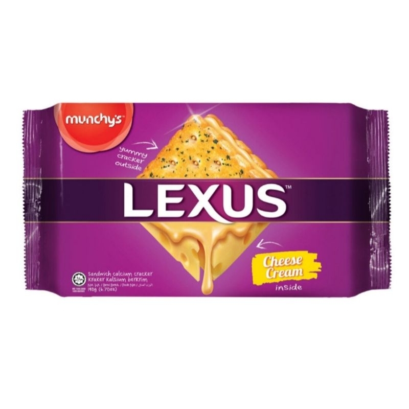 

Munchy's Lexus Biskuit Sandwich Krim Keju 190 gr