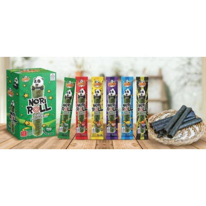 

SNACK NORI ROLL | SNACK RUMPUT LAUT | HARGA TERMASUK 1 KARTON ISI 6 BOX