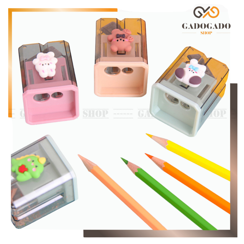 

GGS HL0710 Rautan Pensil 2 lubang Karakter Serutan Pensil / Perlengkapan Sekolah Alat Tulis Kantor Raut Karakter Lucu Raut Fancy Double Hole Y1982