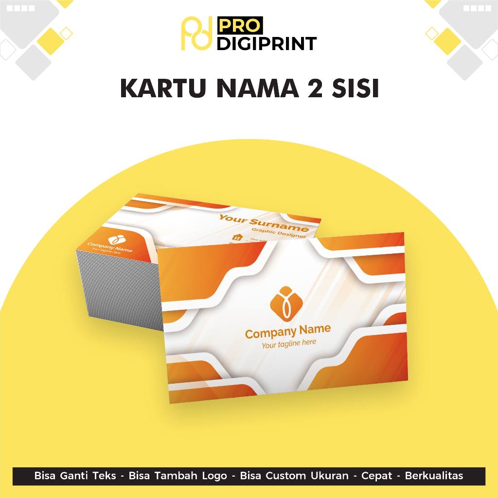 

Cetak Kartu Nama Ukuran 9 x 9,5 cm 100 Pcs Plus Box - 2 Sisi ( Pro Digiprint )