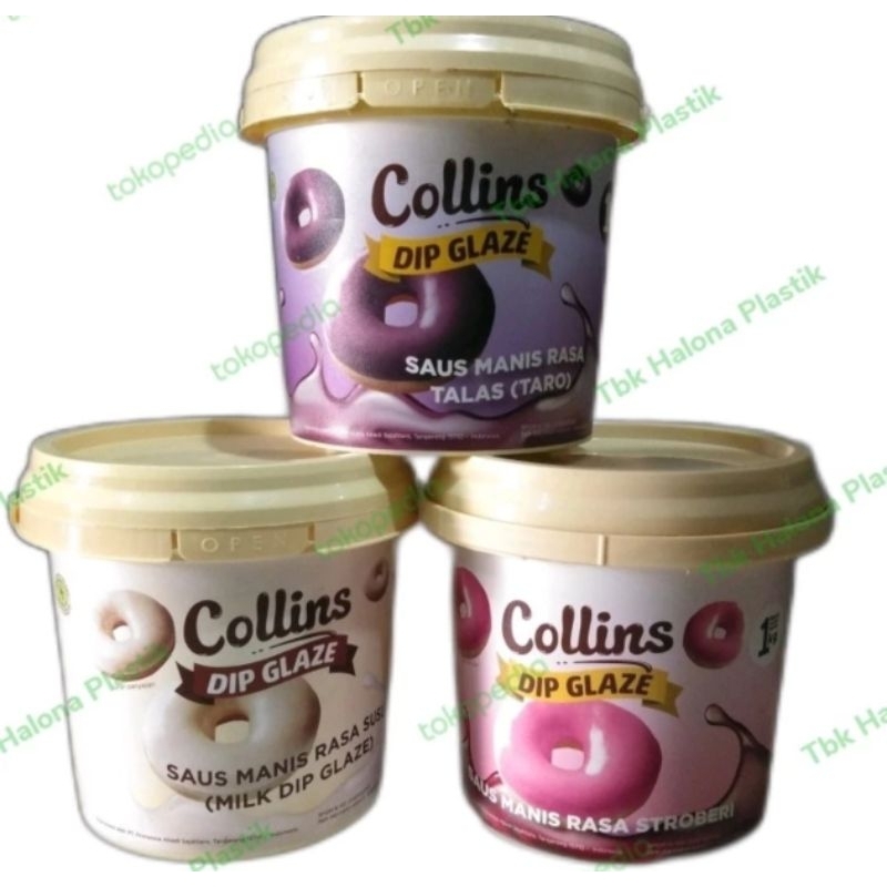 Glaze Collins 1kg Cokelat