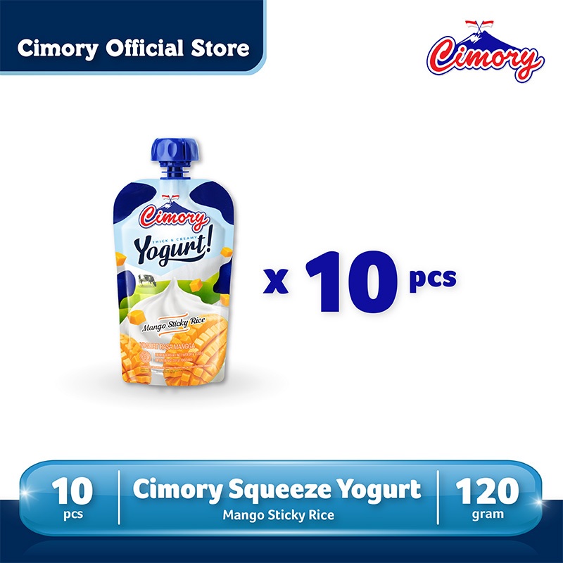 

Cimory Yogurt Squeeze Mango Sticky Rice 10 Pcs