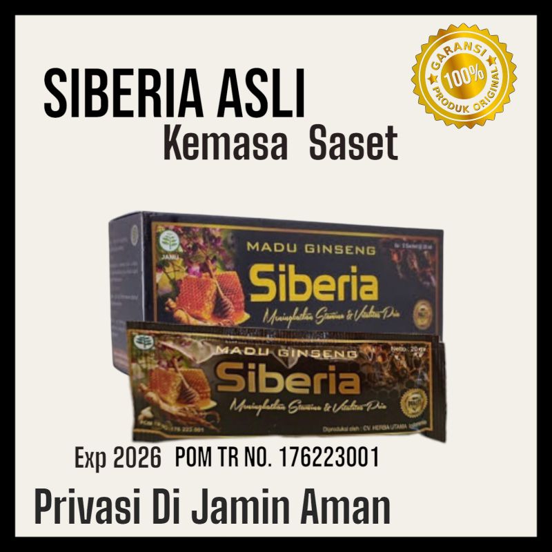 

Madu Herbal Siberia Stamina Tubuh Pria Tudak Mudah Kluar Cepat