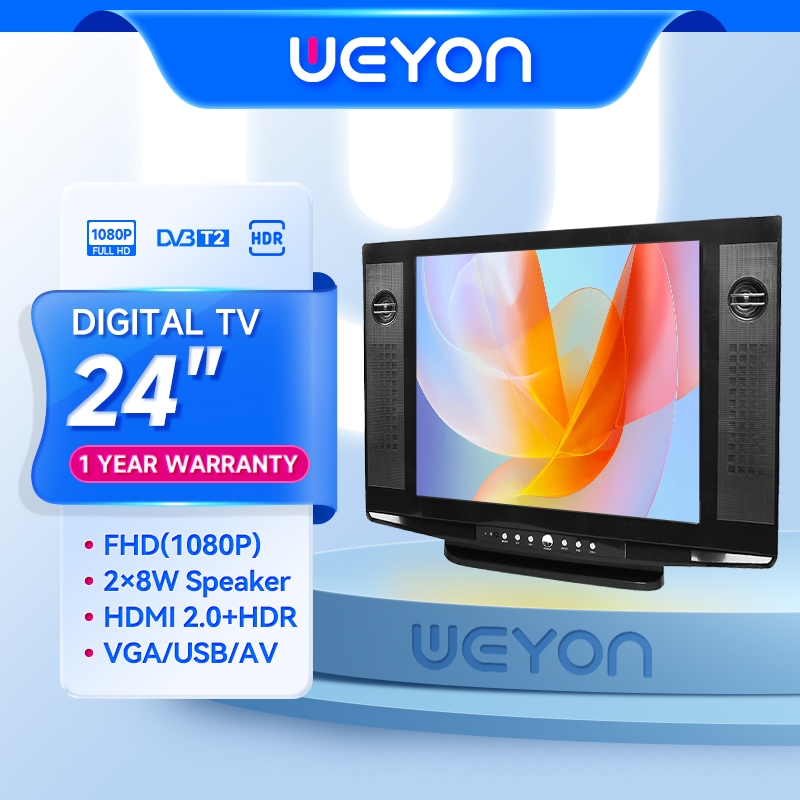 Weyon TV LED 24/25 inch TV Tabung Digital Semi Flat TV HD Televisi