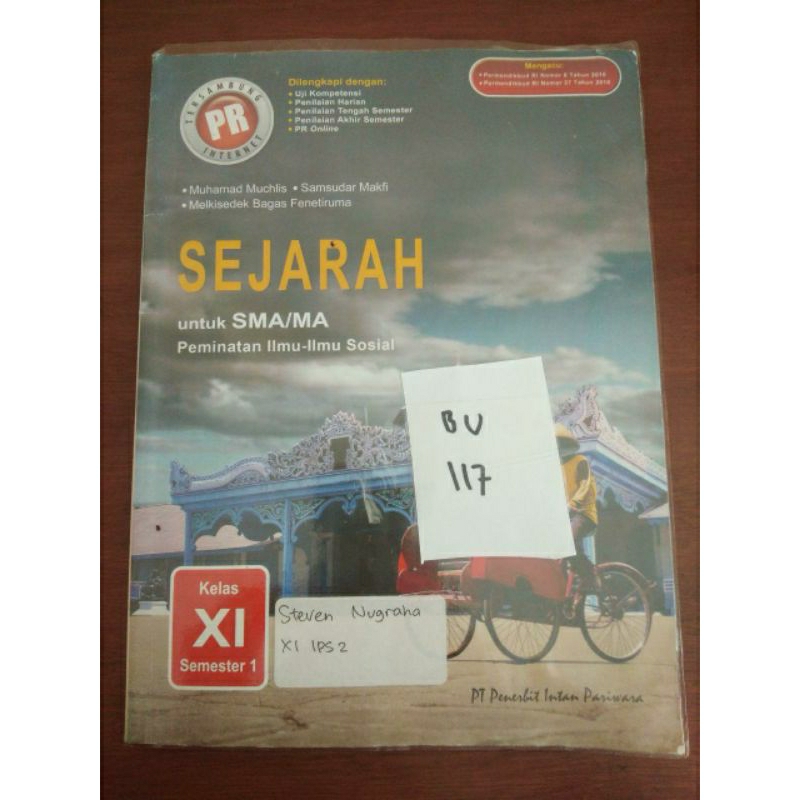 

SEJARAH UNTUK SMA/MA PEMINATAN ILMU-ILMU SOSIAL KELAS XI SEMESTER 1(BU117)