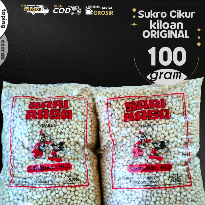 

Sukro CIKUR KILOAN 100g Original SariRasa by Lahawelah