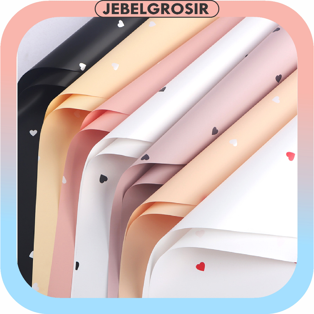 

Kertas Buket LOVE Polkalove Wrapping Paper Cellophane Valantine / Kertas Kado Ecer KB6134