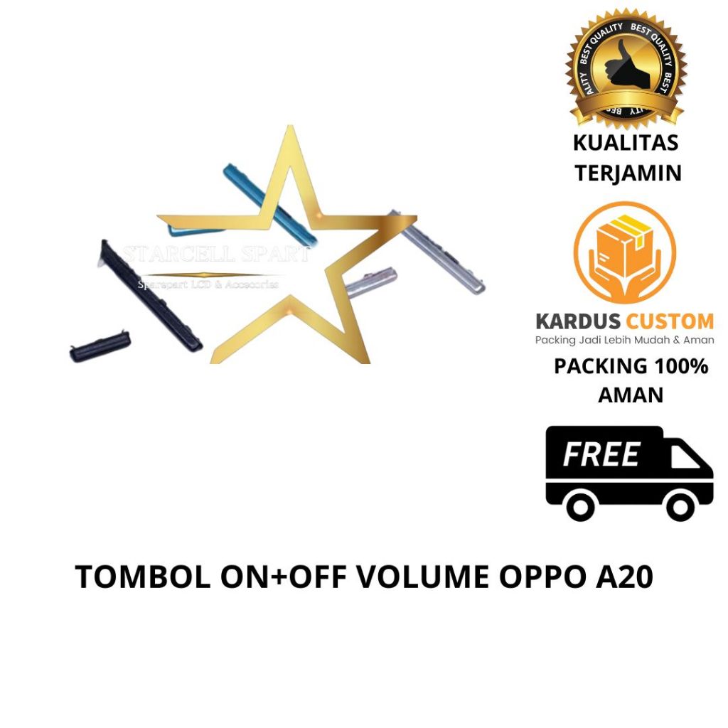 TOMBOL ON+OFF VOLUME OPPO A20
