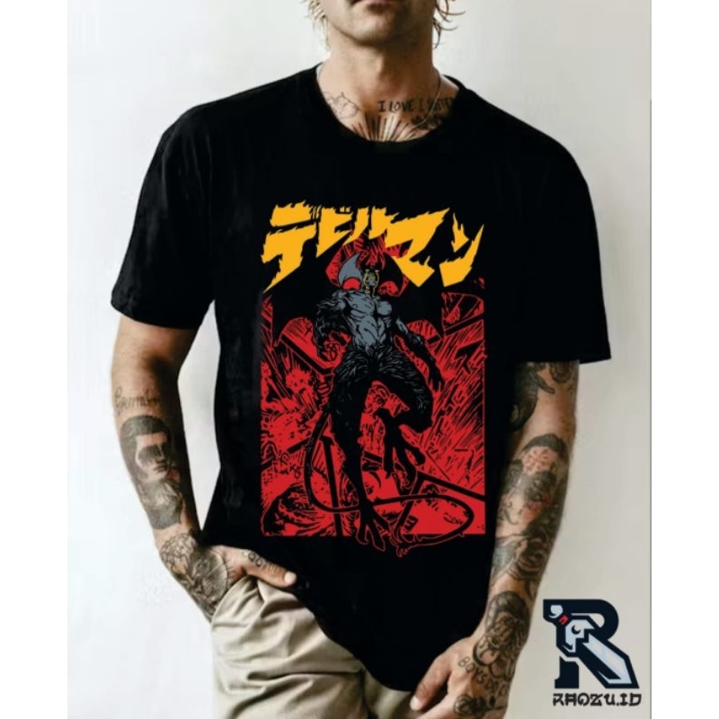 kaos t-shirt devilman