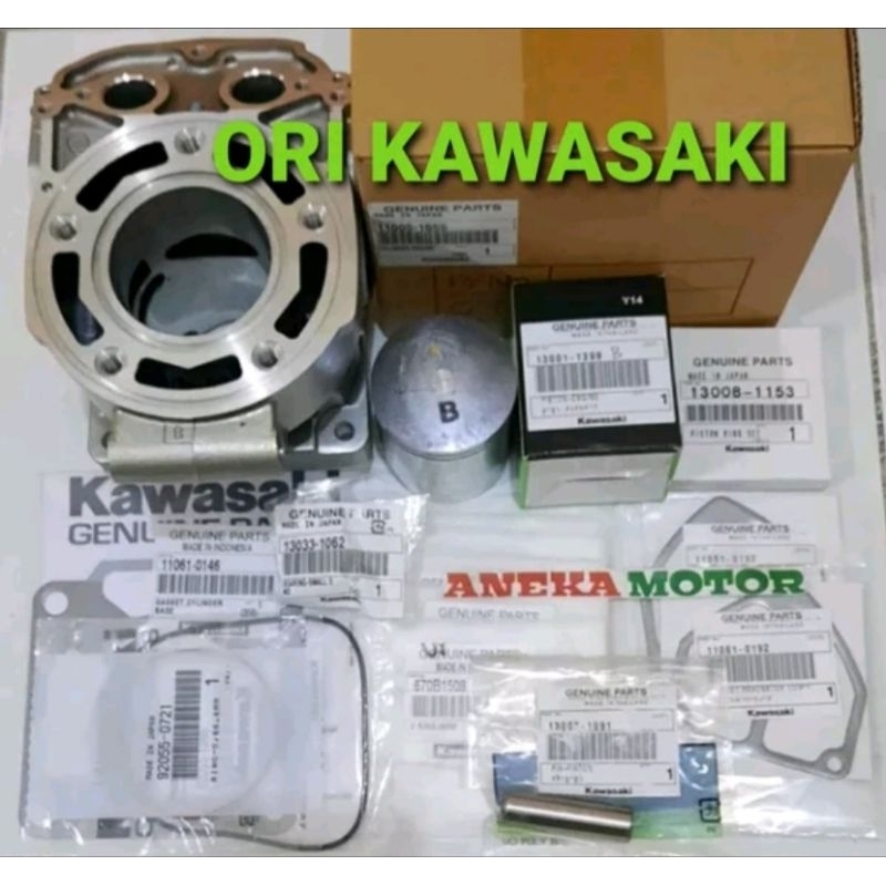 Blok Cylinder Kawasaki Ninja 150 R Ninja 150 RR Pen 15 mm 100% Original Kawasaki made in japan 11005