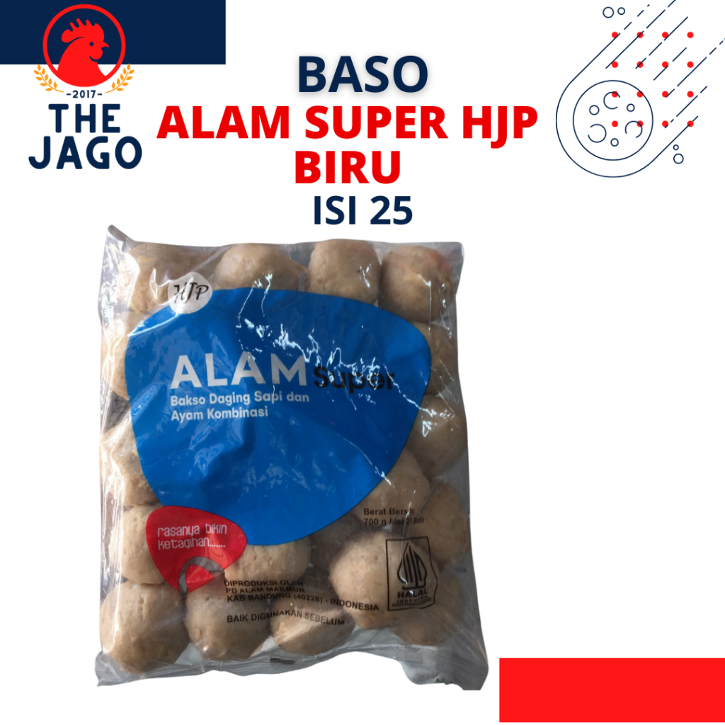 

Alam Super HJP isi 25 Baso Sapi Asli Urat Polos