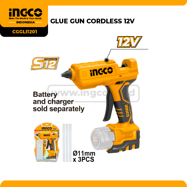 CGGLI1201 (GLUE GUN CORDLESS 12V) INGCO