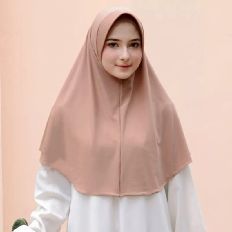 HIJAB INSTAN MODEL JUMBO JILBAB PAKAIAN MUSLIM DEWASA BERGO PED NYAMAN BAHAN HYGT ADEM TERMURAH
