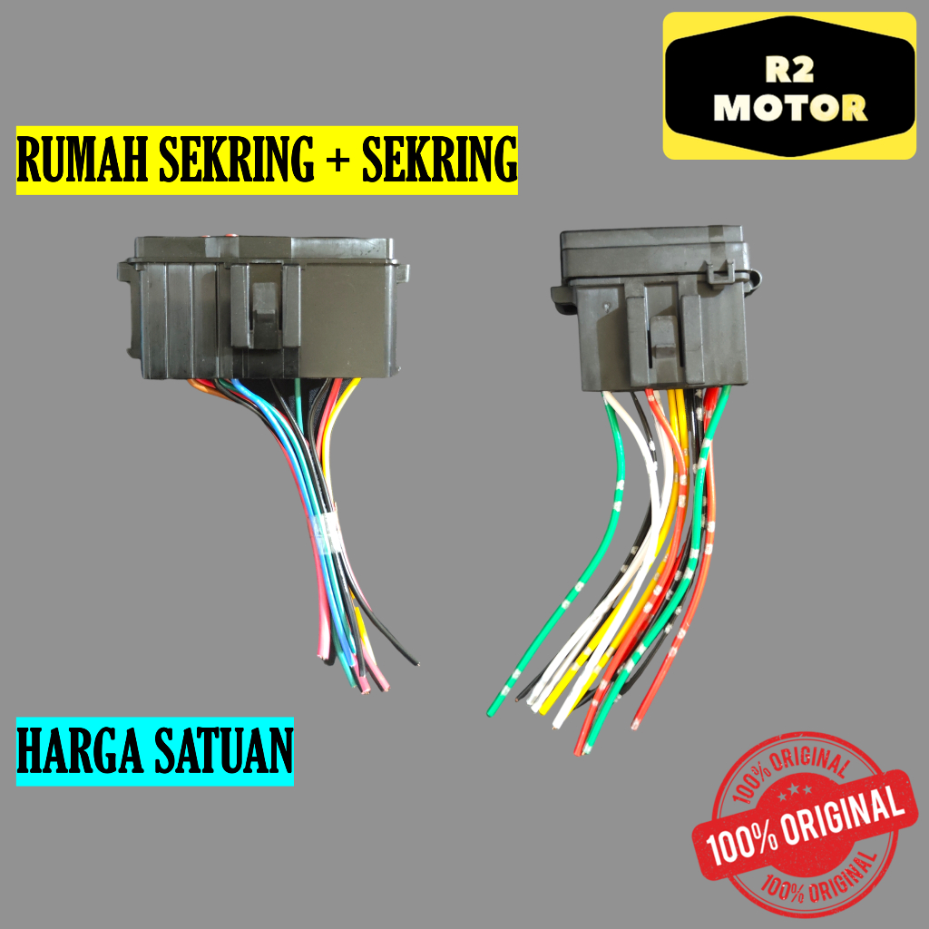 RUMAH TEMPAT FUSE SEKRING TANCAP SET MOTOR VARIO 125 150 OLD BOHLAM NEW LED MURAH KUAT AWET