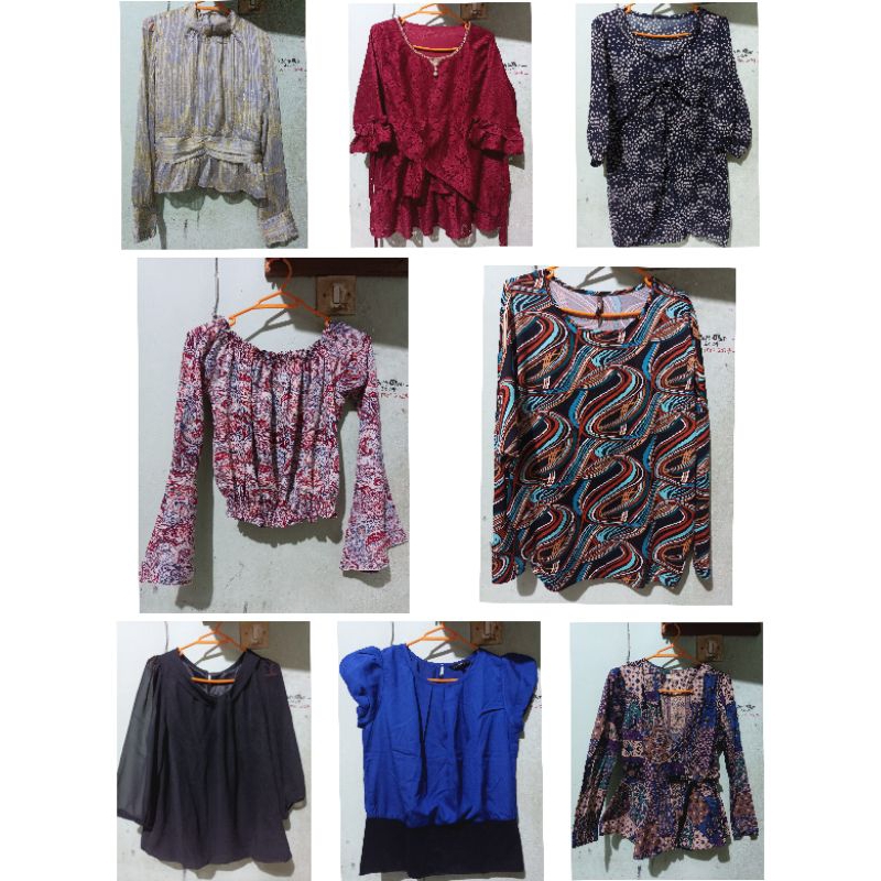 Blouse Wanita Kemeja Wanita Atasan Formal Wanita All size