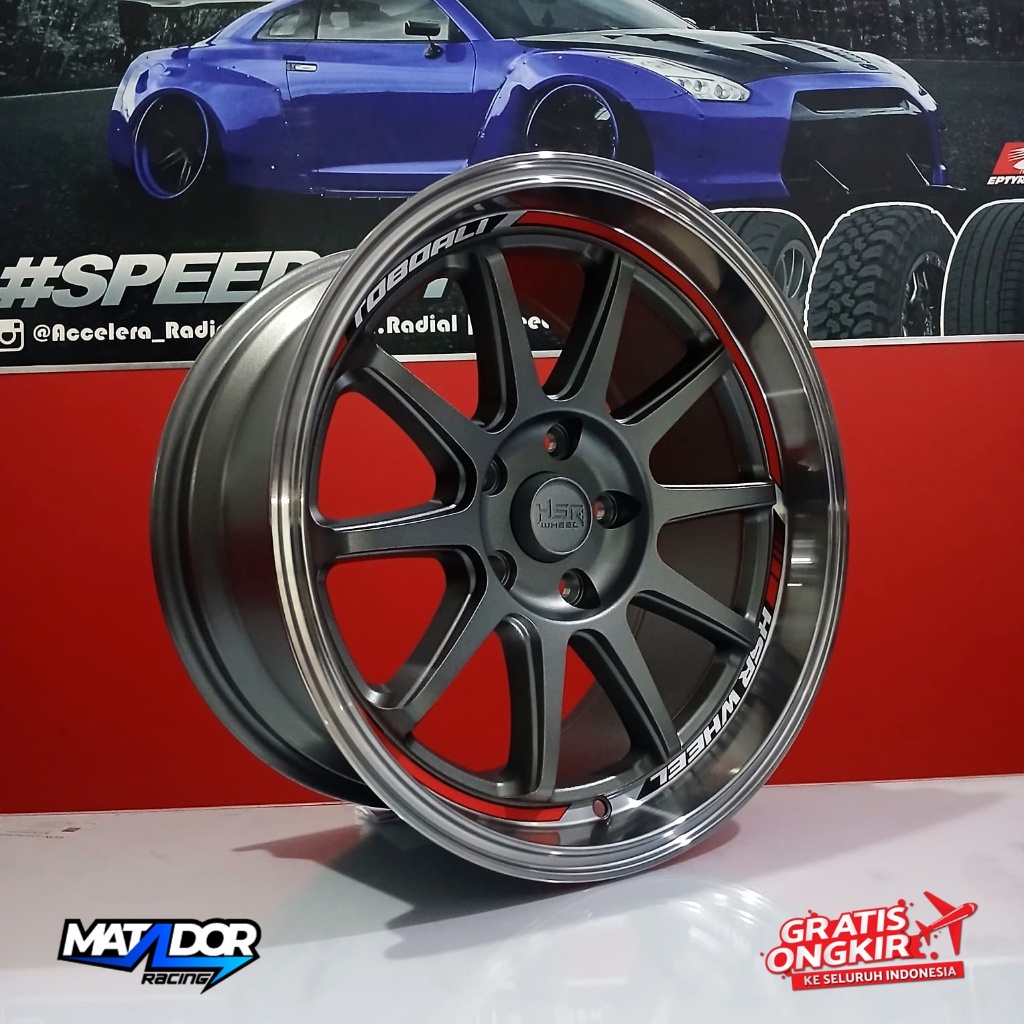 Velg Mobil Celong R17 pcd 5x114 lebar 8,5 Et 22 Warna Grey