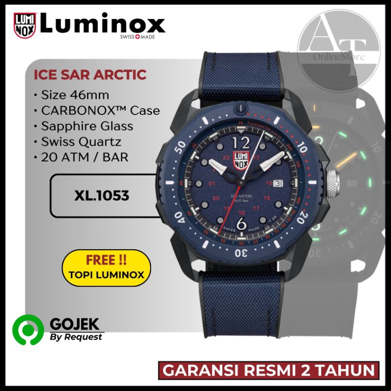 Jam Tangan Pria Luminox 1053 ICE SAR Arctic ORIGINAL Resmi