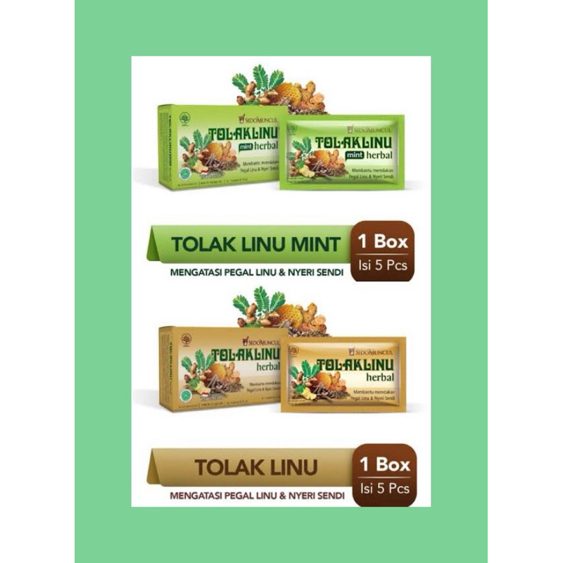 

Tolak Linu Herbal Sidomuncul/ Pak (isi: 5 sachet)