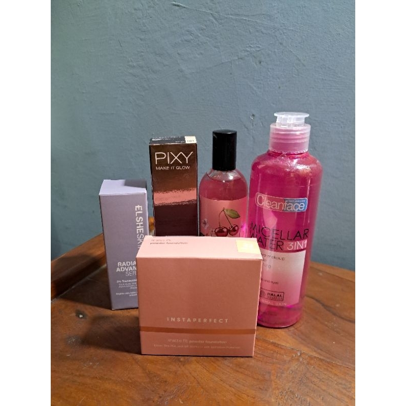 PRELOVED ELSHESKIN RADIANT ADVANCE SERUM PRIMER PIXY MAKE IT GLOW