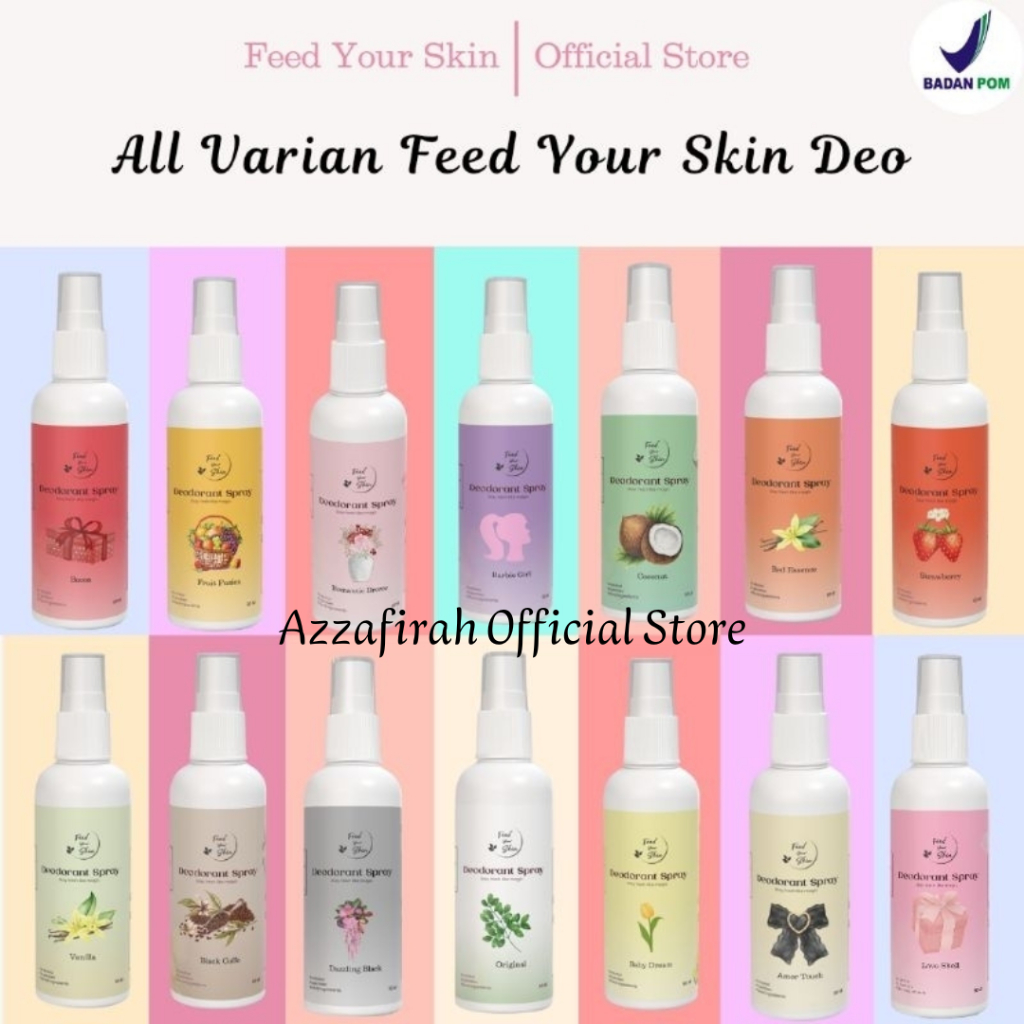 FEED YOUR SKIN BPOM |Beauty By Syahrazad| Deodoran Spray Tawas