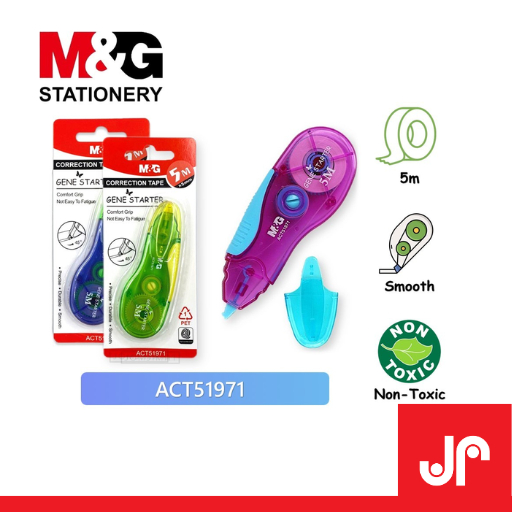 

M&G CORRECTION TAPE GENE STARTER / TIP EX KERTAS PITA SEKOLAH ANAK ACT51971