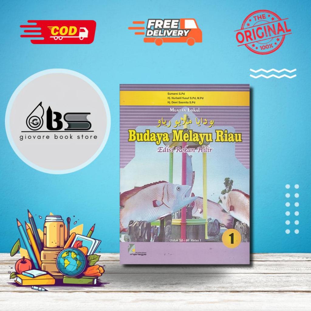 BUKU BMR ROHIL KELAS 1 ORIGINAL | BUDAYA MELAYU RIAU KELAS 1 ROKAN HILIR INPRASA