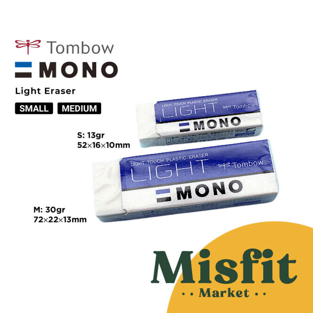 

Tombow Mono PE-LT Light Pencil Eraser Penghapus Pensil