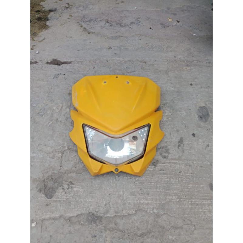 batok lampu depan klx 150 old second