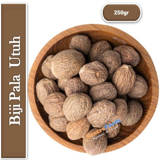 

Biji Pala Utuh - Nutmeg Whole | 250gr [ Harga Per BKS ]