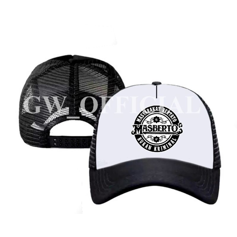 Topi Jaring MASBERTO KINGDOM / Tattoo expo / INK tatto / masyarakat bertatto